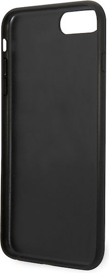 Karl Lagerfeld Ikonik Karl&Choupette Head Back Cover Synthetic Leather Plastic Silicone Black iPhone 8/7 Plus