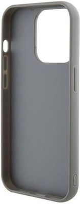 Guess Plastic Back Cover Gray (iPhone 15 Pro Max)