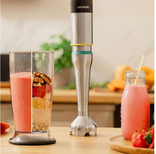Cecotec Katana Handmixer mit Inox-Stab 1500W Silber