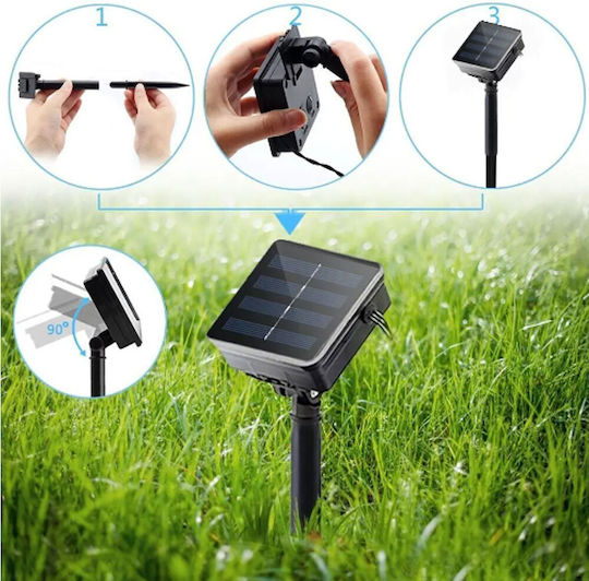 200 Lights LED 20m. Multicolor Solar in String 1pcs
