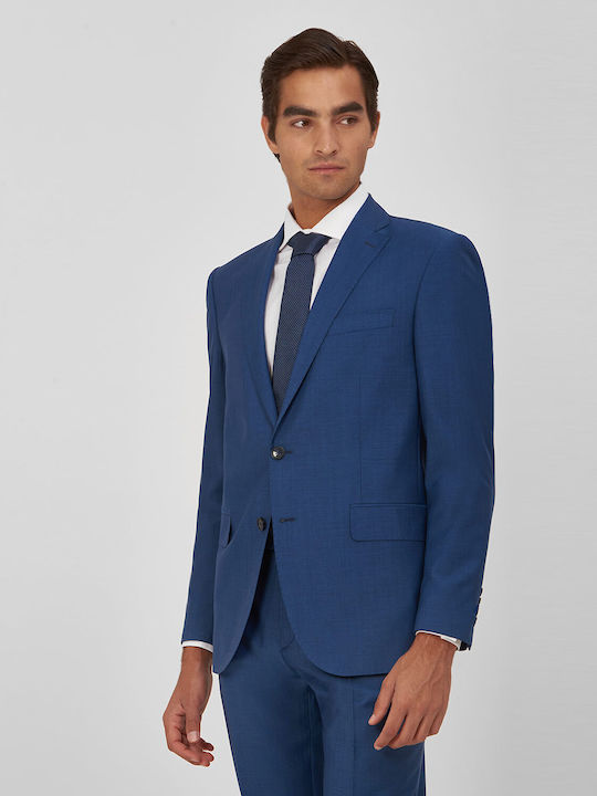 Vardas Costum Bărbați Blue SLIM FIT(SUIT)