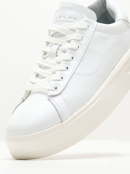 Replay Γυναικεία Sneakers Άσπρο
