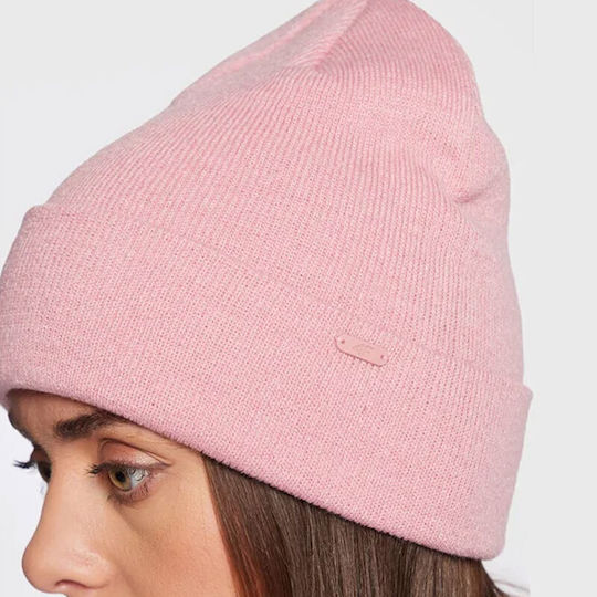 Knitted Beanie Cap Pink