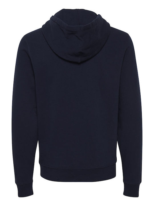 Casual Friday Herren Sweatshirt mit Kapuze und Taschen Blau