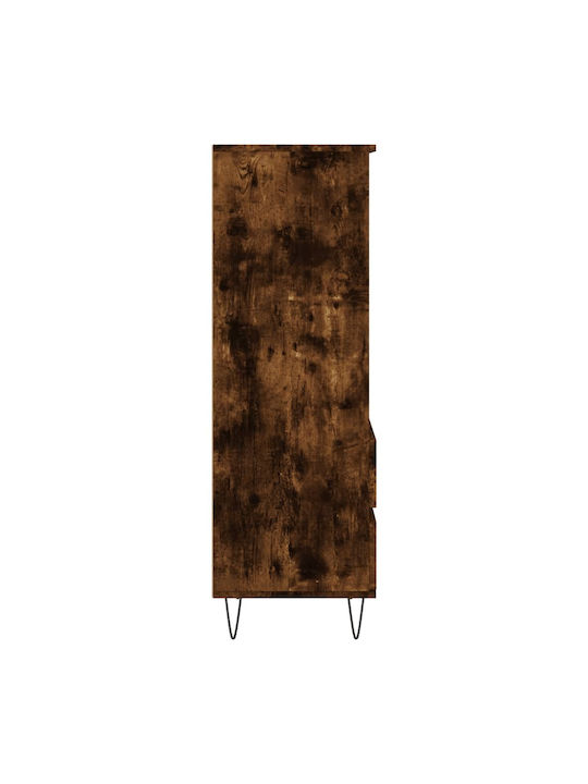 Βιβλιοθήκη Καπνιστή Δρυς 40x36x110εκ.