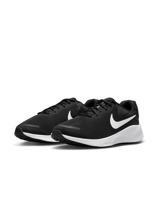 Nike Revolution 7 Ανδρικά Αθλητικά Παπούτσια Running Black / White