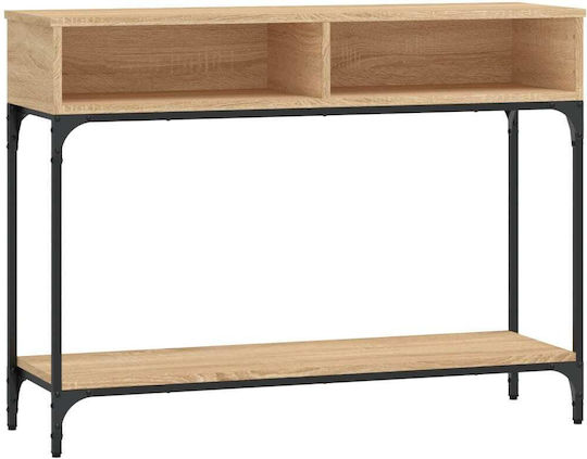 Console Table Wood & Metal L100xW30.5xH75cm