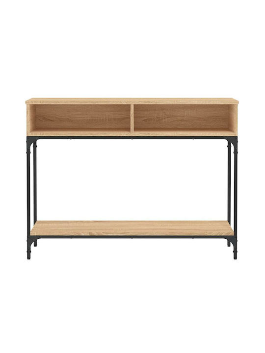 Console Table Wood & Metal L100xW30.5xH75cm
