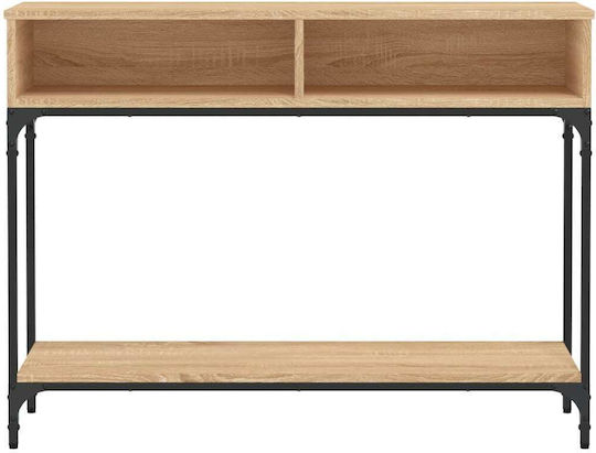 Console Table Wood & Metal L100xW30.5xH75cm