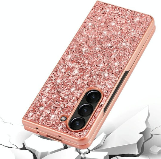 Glitter Back Cover Plastic Negru (Galaxy Z Fold5)