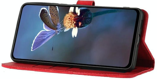 Flowers Wallet Κόκκινο (TCL 405)