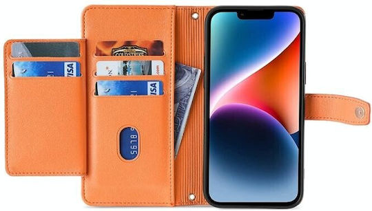 Zipper Wallet Portocaliu (TCL 405)