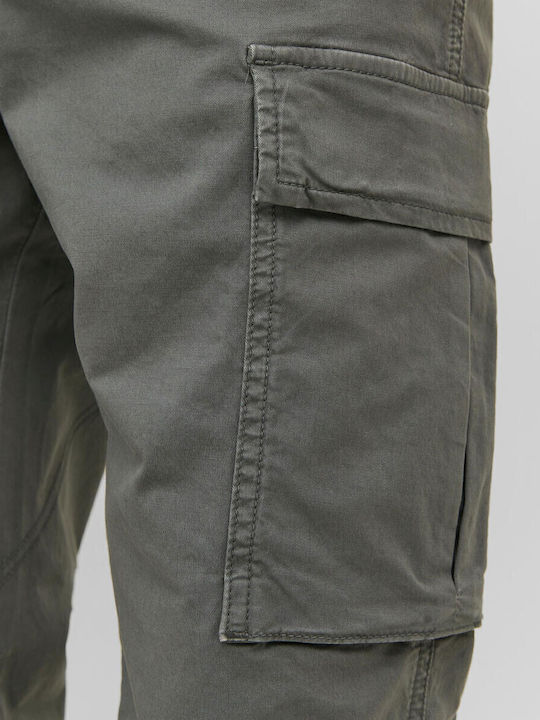 Trousers Cargo Elastic Brown