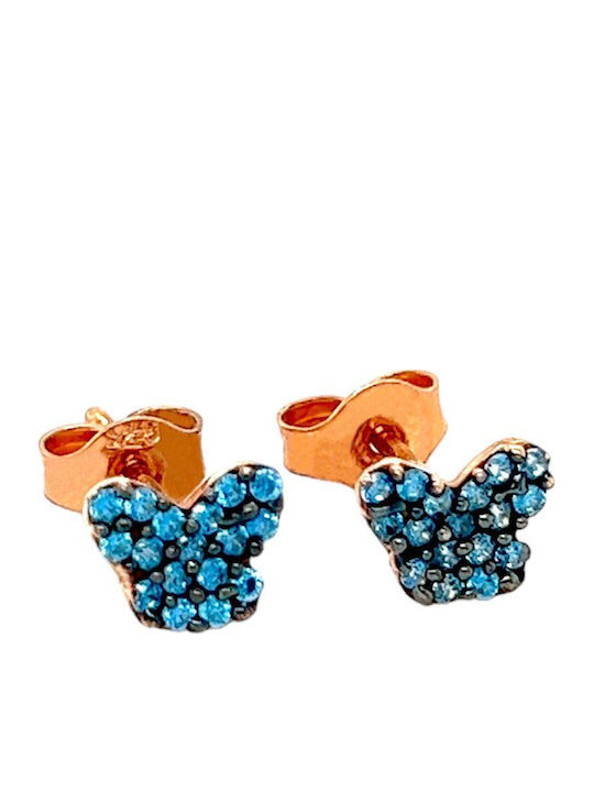 Xryseio Cercei Fetite Studs Fluturi Din Aur 9K