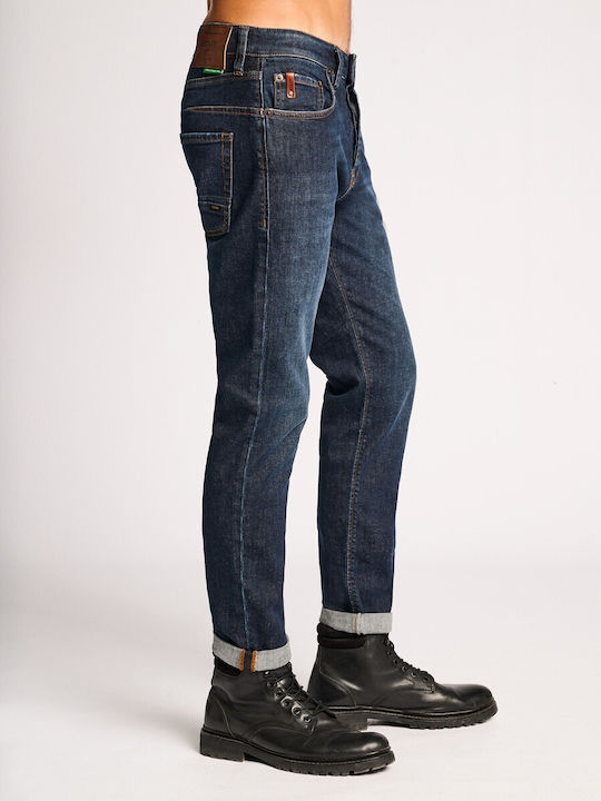 Staff Herren Jeanshose in Slim Fit Marineblau