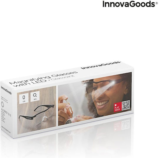 InnovaGoods Ochelari de Muncă cu Mărire și cu Lumină Led 1buc