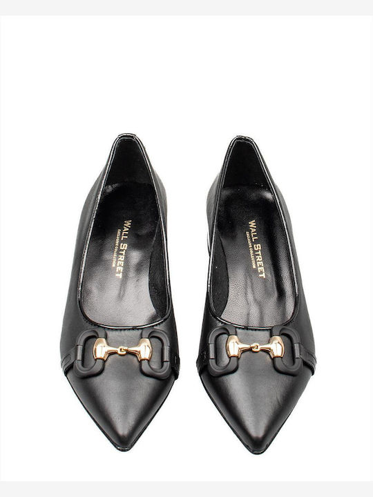 Leather Black Heels