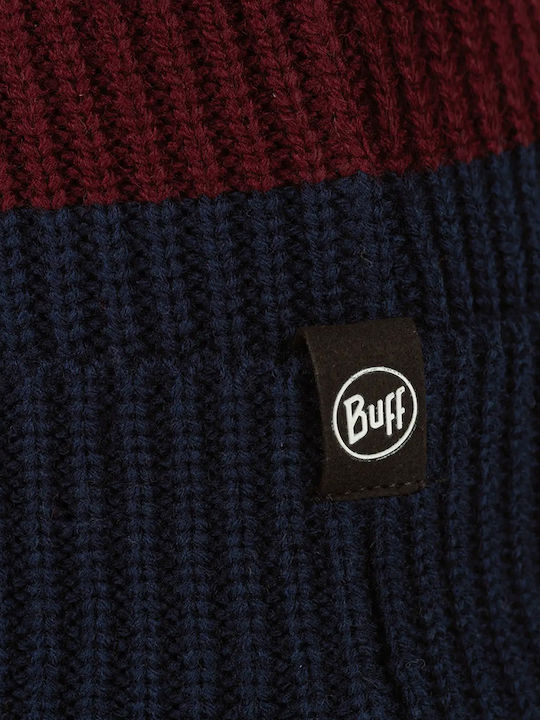 Buff Knitted Beanie Cap Blue .10.00