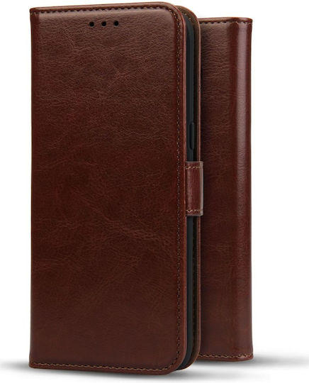 Rosso Element Pu Wallet Δερματίνης Καφέ (Huawei P40)