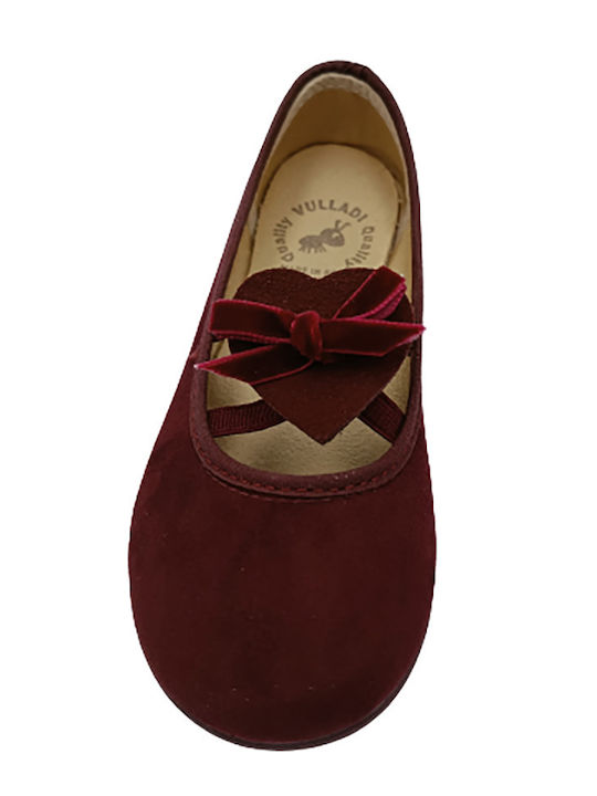 Balerini copii Anatomic cu elastic Material textil Burgundy