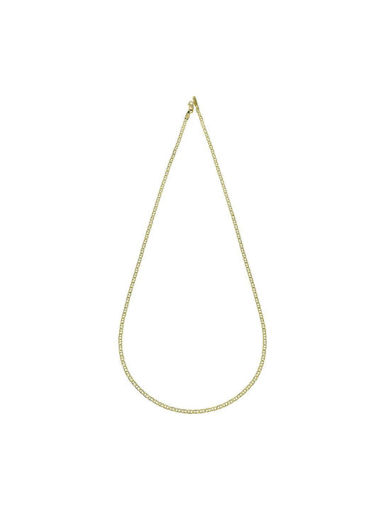 Korifidis Goldene Kette Nacken 14K Länge 45cm