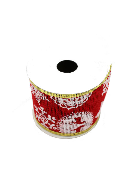 Christmas Ribbon Red 280x6cm 1pc