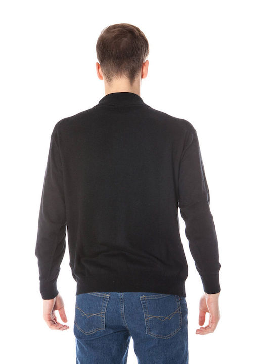 Yuko Men's Long Sleeve Sweater Black