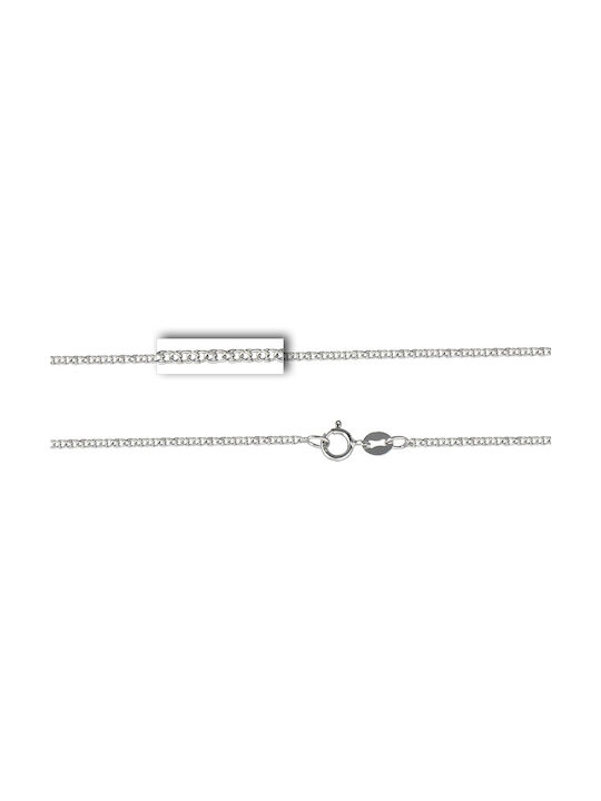 Mv Preziosa White Gold Chain Neck 14K Length 40cm