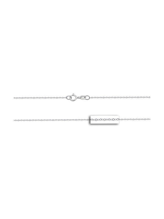 Mv Preziosa White Gold Chain Neck 14K Length 40cm