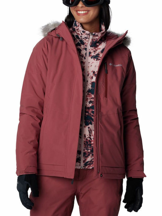 Columbia Alpine Insulated 1910031-679 Women's Ski & Snowboard Jacket Burgundy