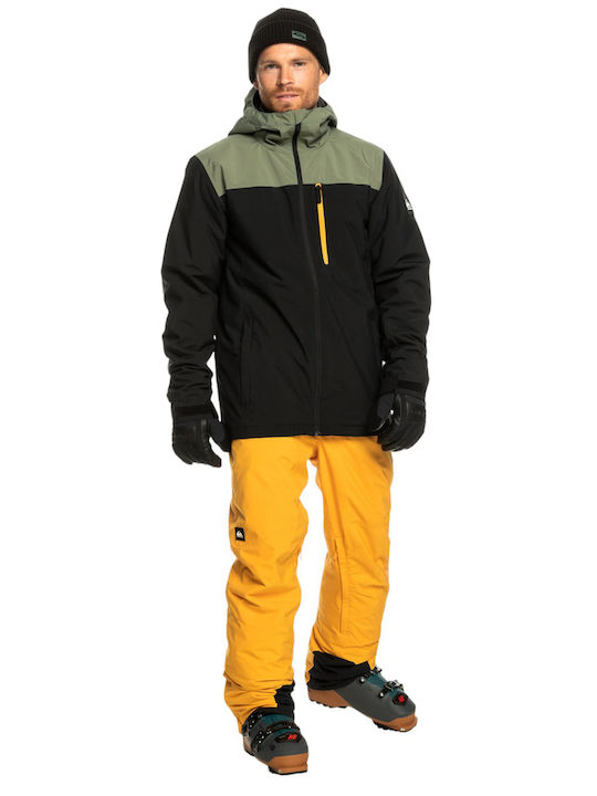 Quiksilver Μorton Men's Ski & Snowboard Jacket Black EQYTJ03430-GNB0