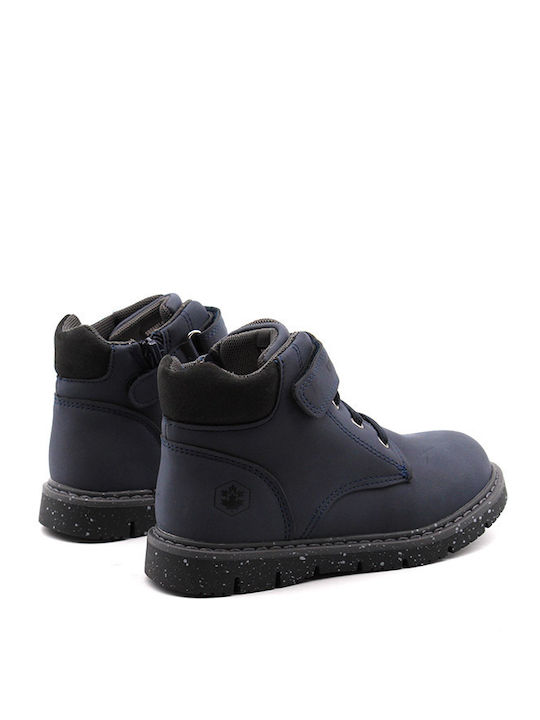 Gohan Kinderstiefel mit Schnürsenkeln Marineblau