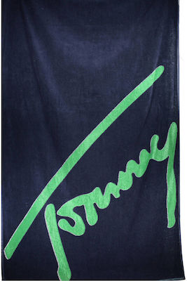 Tommy Hilfiger Beach Towel Cotton Blue