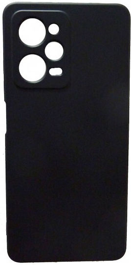 SiiPro Umschlag Rückseite Silikon 2mm Schwarz (Redmi Note 12 Pro 5G)