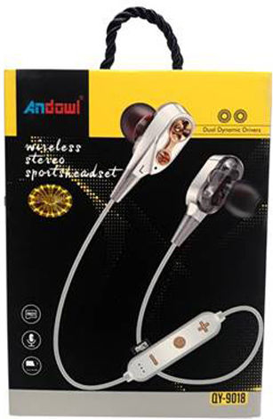 Andowl QY-9017 In-ear Bluetooth Handsfree Earphones White