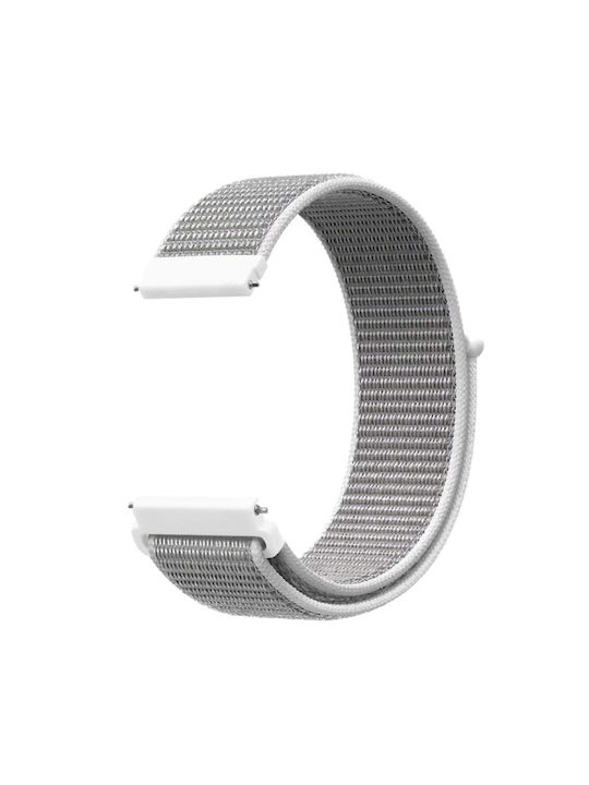 Velcro Λουράκι Λευκό (Forerunner 55/245/645 / Vivoactive 3/5/HR / Venu Sq 2Amazfit Bip)