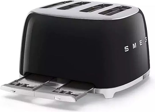 Smeg Φρυγανιέρα 4 Θέσεων 2000W Μαύρη