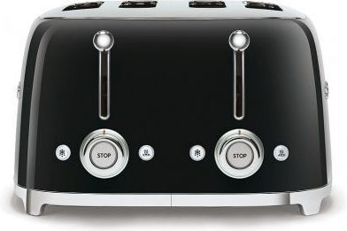 Smeg Φρυγανιέρα 4 Θέσεων 2000W Μαύρη