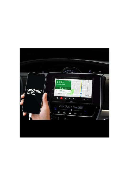JVC Sistem Audio Auto 2DIN (Bluetooth/USB/WiFi/GPS/Apple-Carplay/Android-Auto/Partitură) cu Ecran Tactil 6.8"