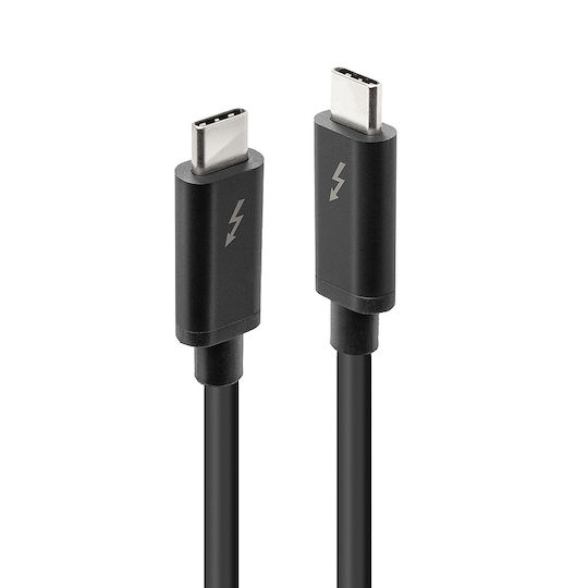 Lindy Thunderbolt 3 Cable Μαύρο 1m (41556)
