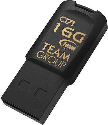 TeamGroup C171 16GB USB 2.0 Stick Μαύρο