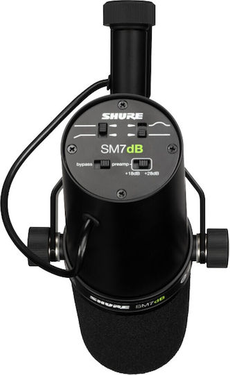 Shure SM7dB Δυναμικό Microfon XLR Montat pe amortizoare pentru