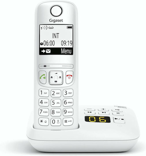Gigaset A690A Cordless Phone with Greek Menu White