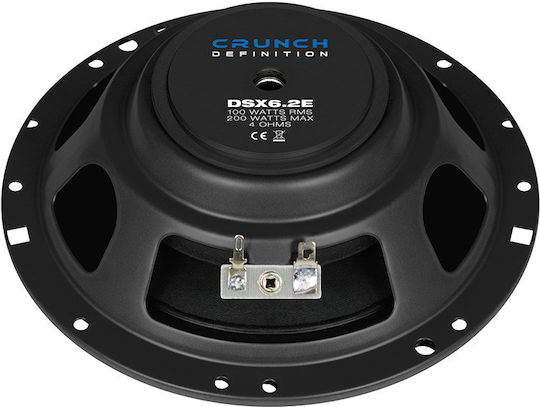 Crunch DSX 6.2 E Σετ Ηχεία Αυτοκινήτου 6.5" με 100W RMS (2 Δρόμων)