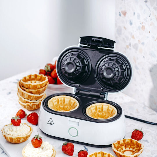 Adler Wafer Bowl Βαφλιέρα για Στρογγυλές Βάφλες 2 Θέσεων 1400W