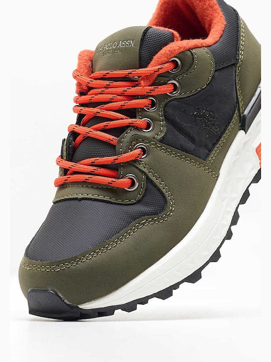 U.S. Polo Assn. Παιδικά Sneakers Χακί