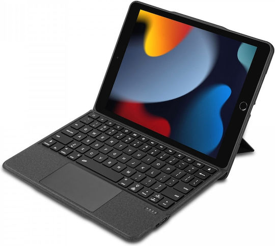 Buddi Thorn Flip Cover with Keyboard in English US Black for iPad 2019/2020/2021 10.2''