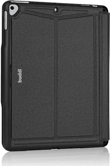 Buddi Thorn Flip Cover with Keyboard in English US Black for iPad 2019/2020/2021 10.2''