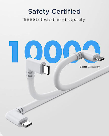 KIWI Design Winkel HDMI-Kabel männlich - HDMI-Stecker männlich 5m Weiß