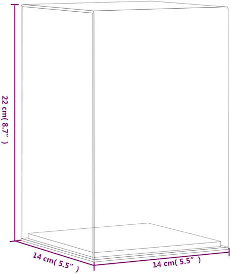 vidaXL Σταντ Προβολής Προϊόντων Π14xΒ14xΥ22cm